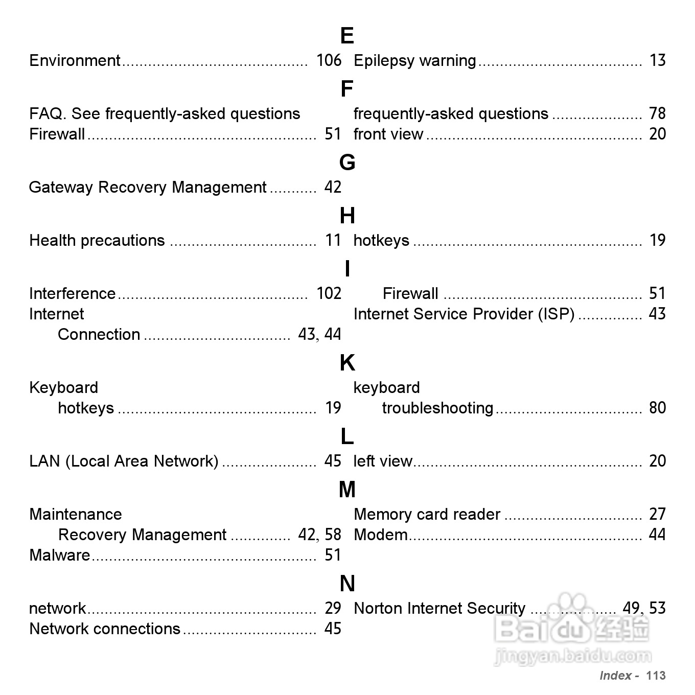 捷威Gateway VG50HC笔记本电脑使用说明书:[12]