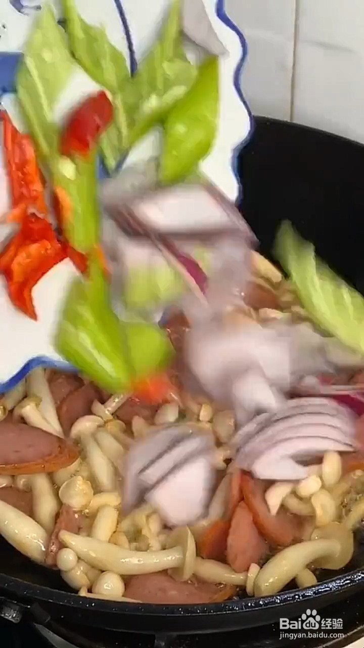 如何炒白玉菇？