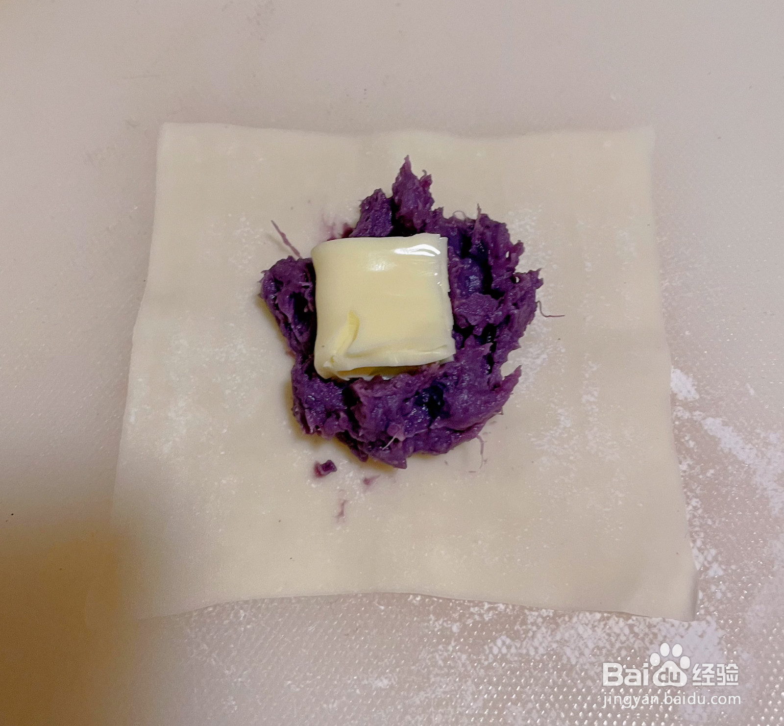 紫薯芝士流心饼的做法