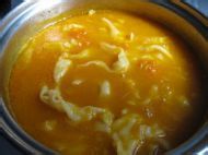 南瓜番茄面片汤的做法