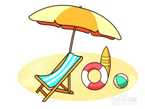 夏天乘凉的简笔画怎么画