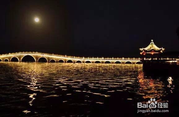 江南水乡周庄的赏月绝佳之地