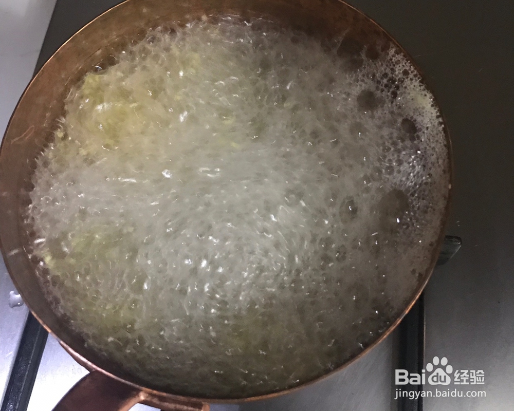 家常做法的米油小米粥