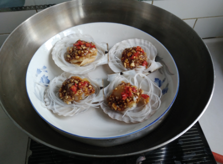 买现成的蒜蓉粉丝扇贝的做法