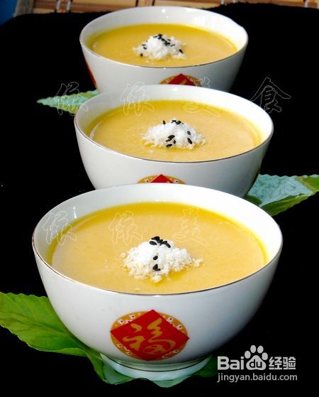 南瓜的小资吃法---椰蓉奶油南瓜羹(附13款南瓜吃法)