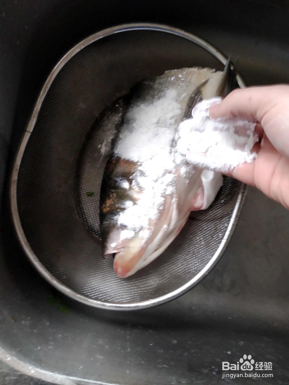 红烧鲢子头扒豆腐