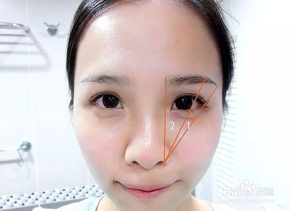 眉毛比列的正确画法!