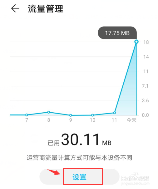 华为手机如何开启无限流量？
