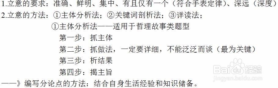 公职考试中综合应用能力的作文立意部分！