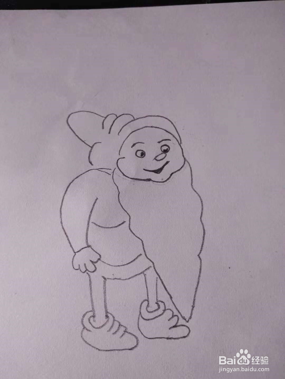 小朋友们跟我学习如何画圣诞老人简笔画吧！