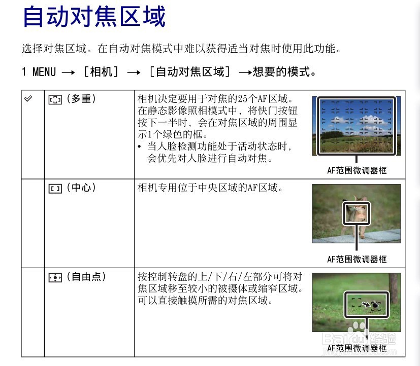 nex-5n 对焦设置