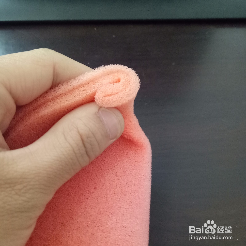 如何用海绵制作玫瑰花