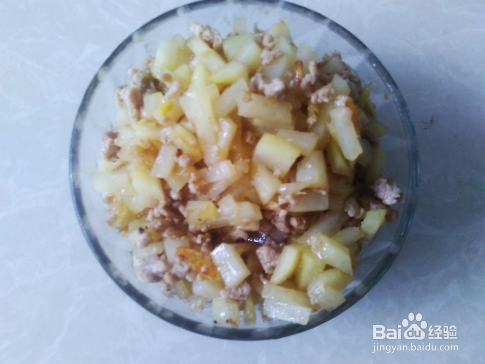 煎包子，土豆肉末馅包子的做法