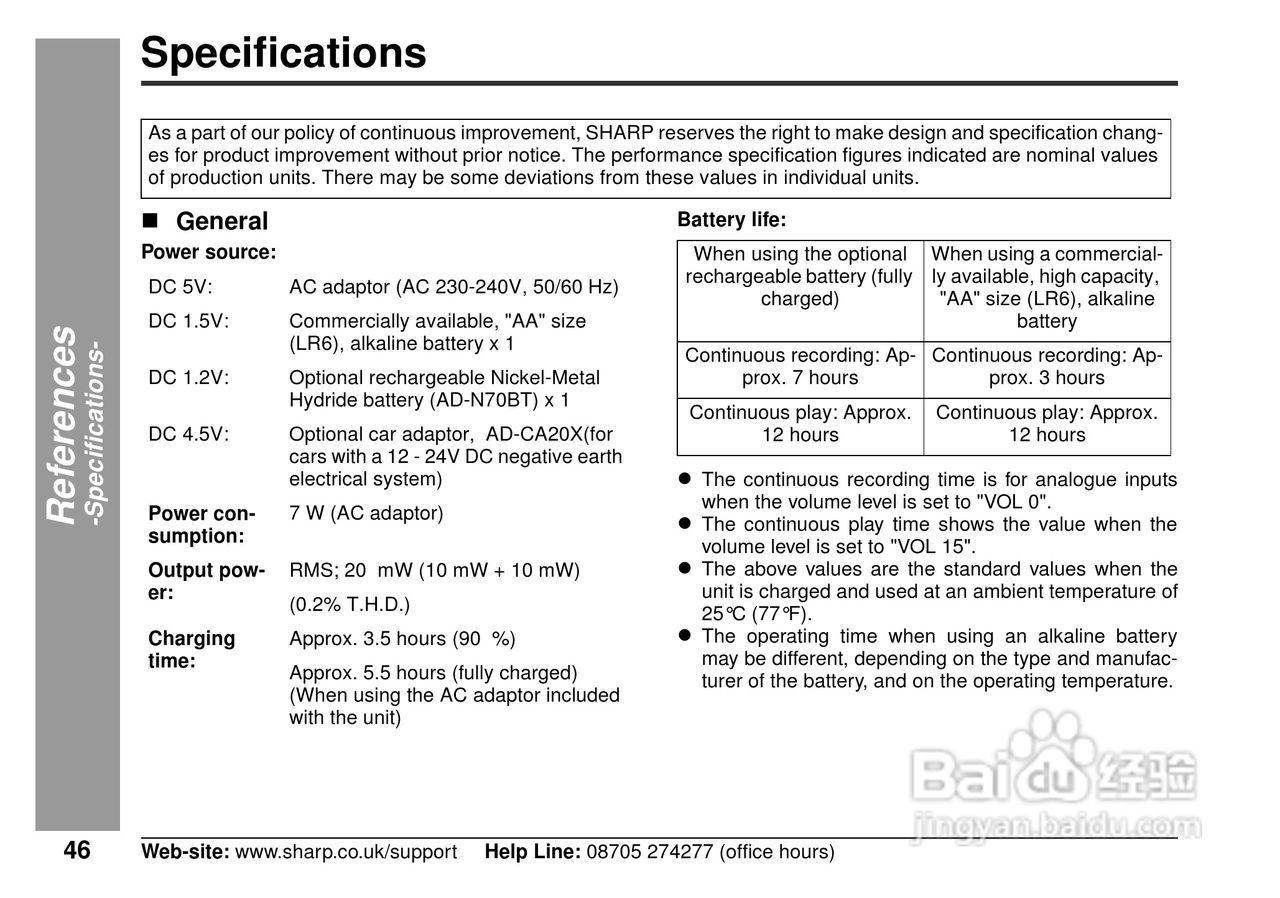 夏普MD-MT80H数码影音使用说明书:[5]