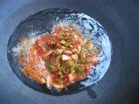 辣炒花哈的做法