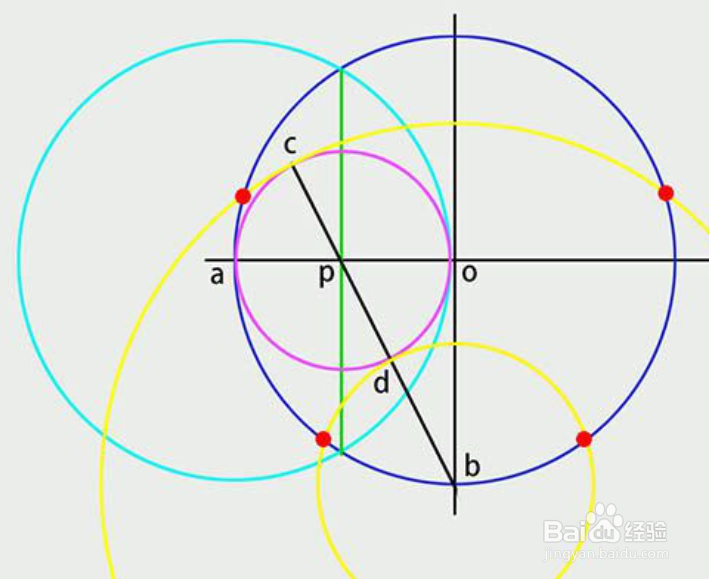 五角星的画法圆规图片