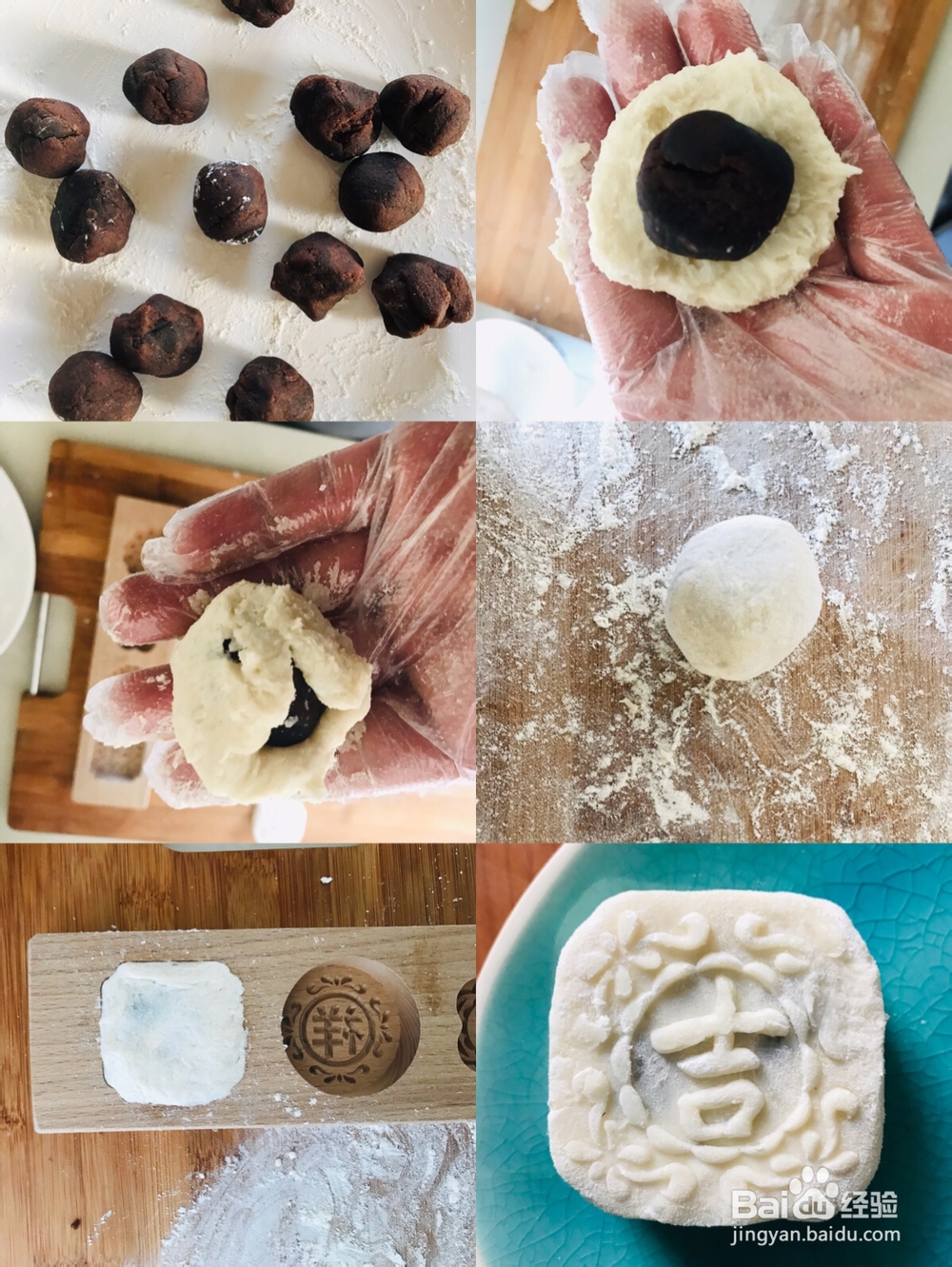 好吃不腻的玫瑰豆沙山药糕