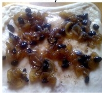 肉桂人参果面包卷