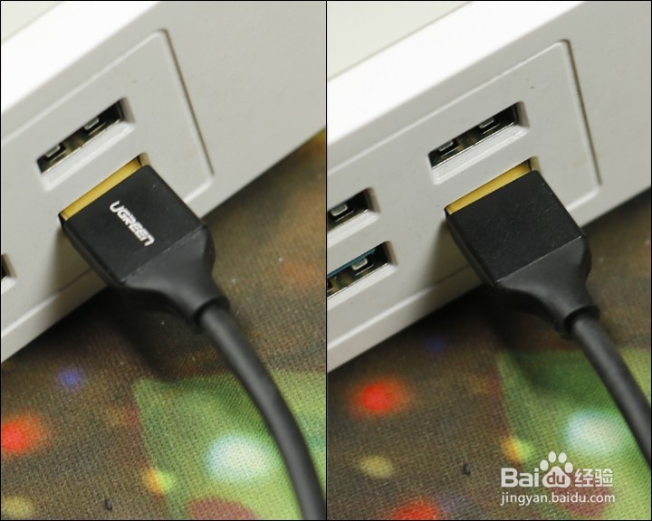 绿联正反插M-USB数据线开箱晒物