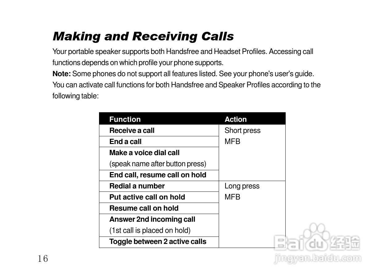 摩托罗拉HF820蓝牙耳机使用说明书:[3]
