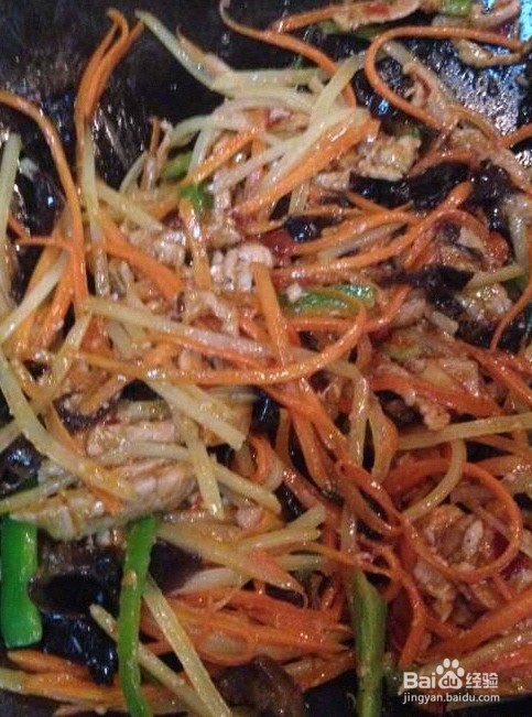 鱼香肉丝土豆丝