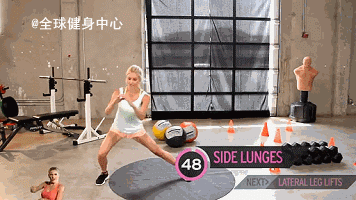 每天十分钟轻松瘦大腿(动图)