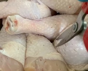 不用油的炸鸡腿的做法