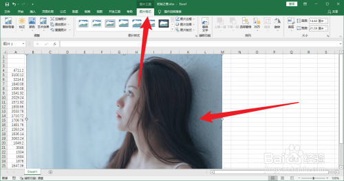 怎么在Excel中裁剪任意形状照片