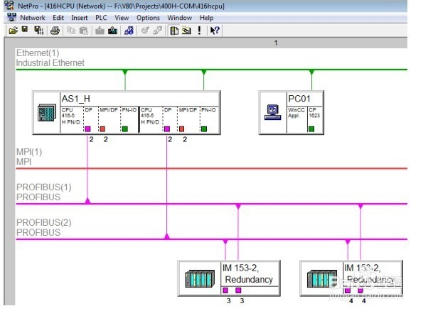 S7-400H集成PROFINET 口容错链接图文教程