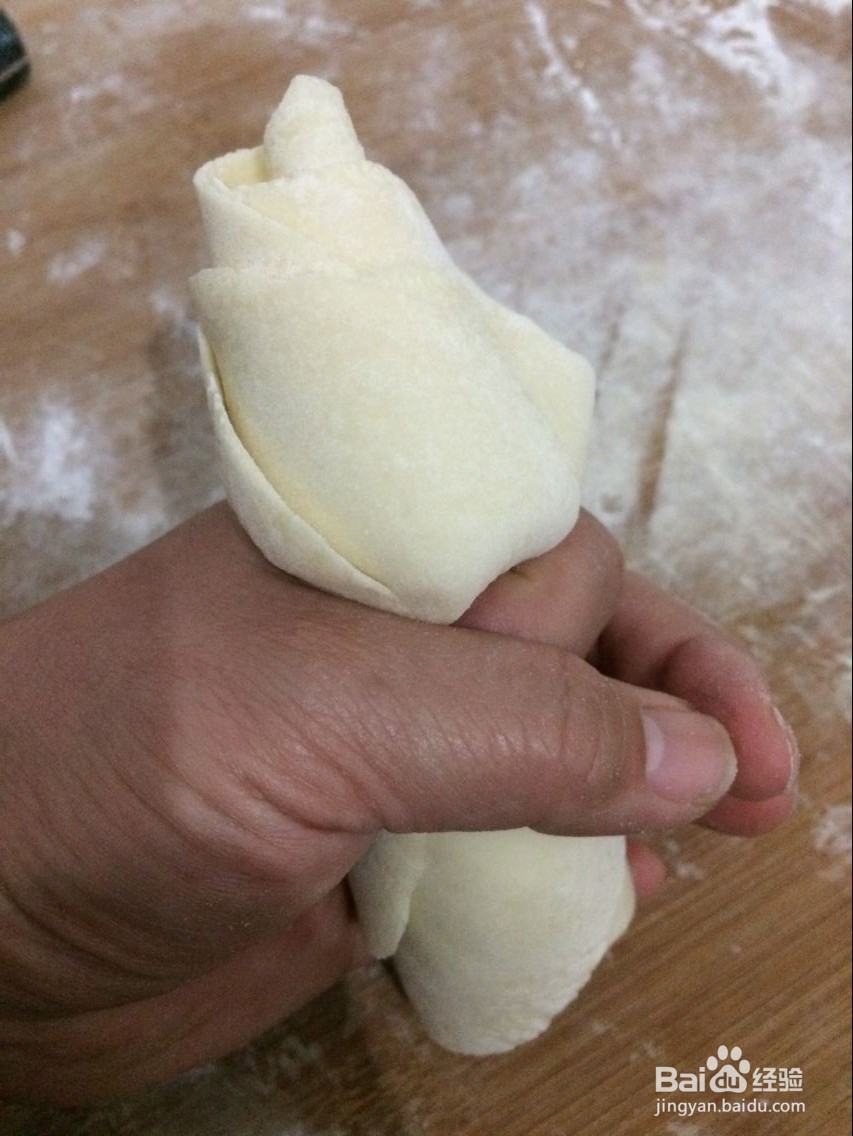 馒头之花:白玫瑰的做法