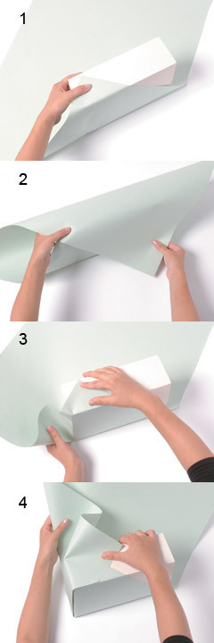 礼物包装方法——基本的倾斜包装方法之厚礼盒