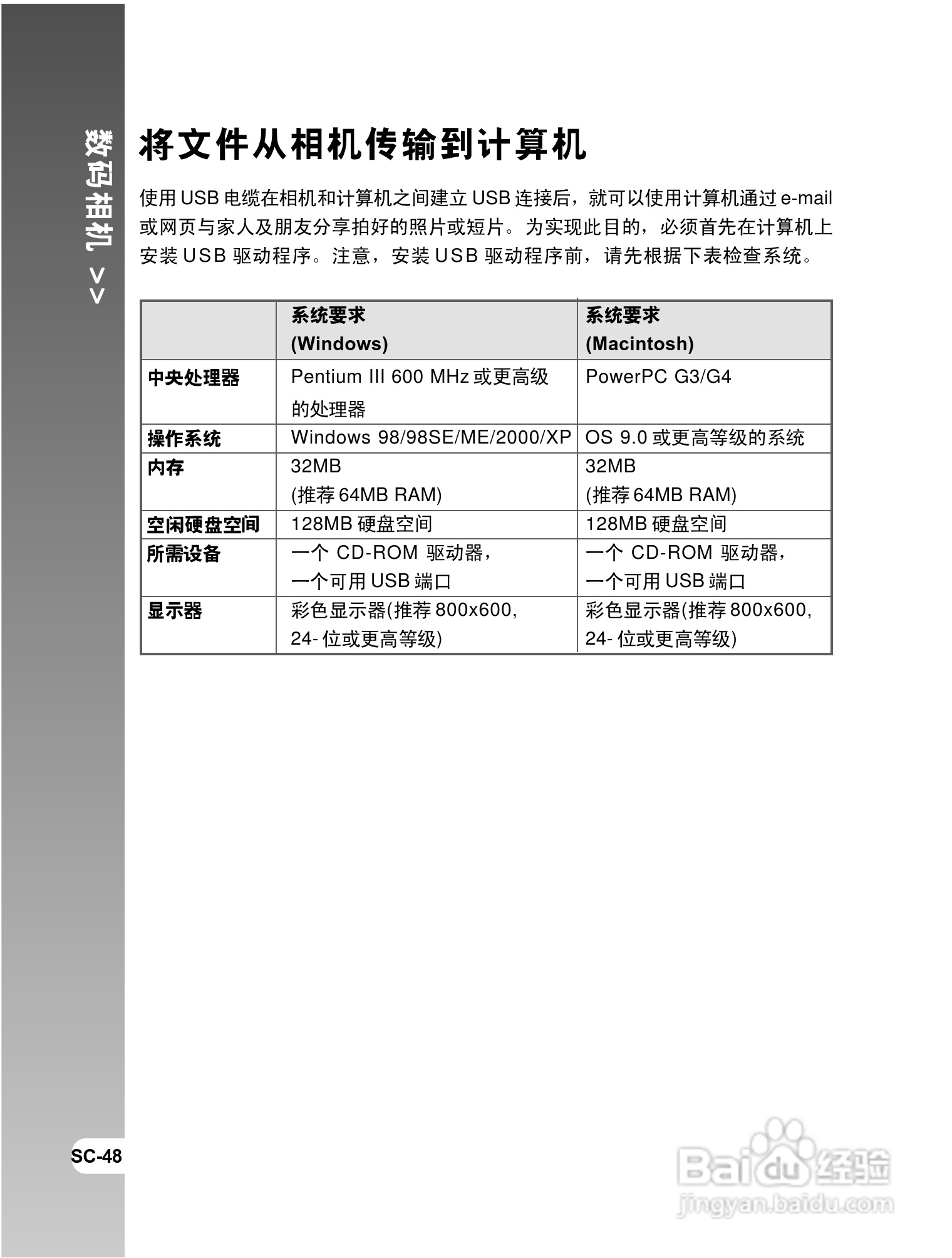 拍得丽 IQ DIGITAL 58e型数码相机使用说明书:[5]