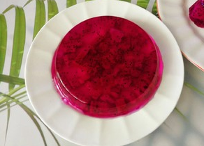 火龙果布丁的简单做法