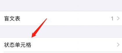 怎么设置iPhone旁白中状态单元格