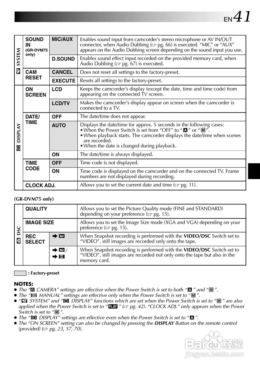 胜利JVC GR-DVM75数码摄像机使用说明书:[5]