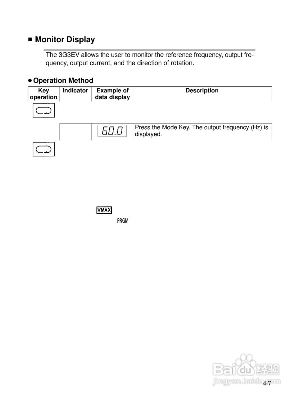 欧姆龙3G3EV-PETX3200变频器说明书:[4]