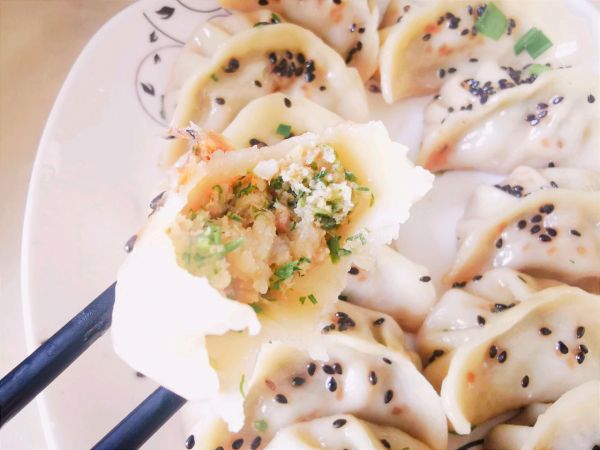 香煎茴香猪肉饺子