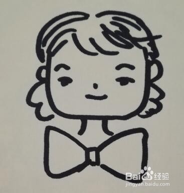 女孩的画法 女孩的简笔画