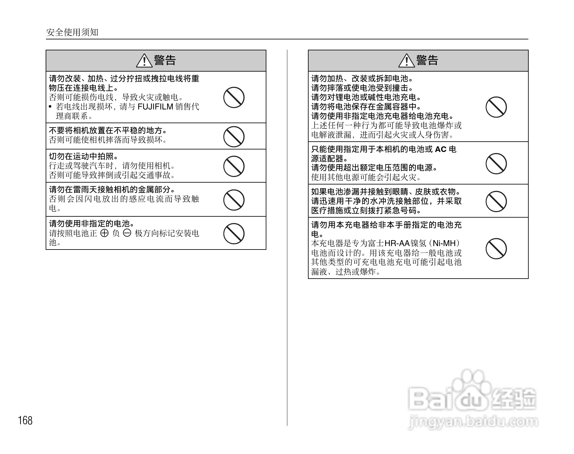 富士FinePix S5800数码相机使用说明书:[17]