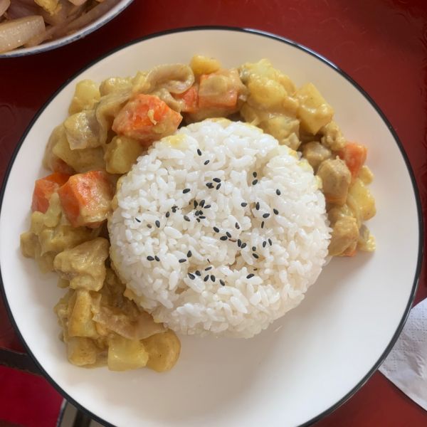 咖喱土豆盖浇饭
