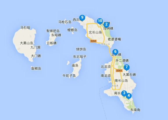 长岛包含哪些岛