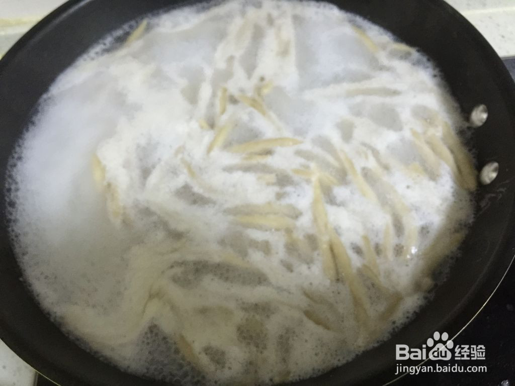 素炒莜面鱼鱼的做法