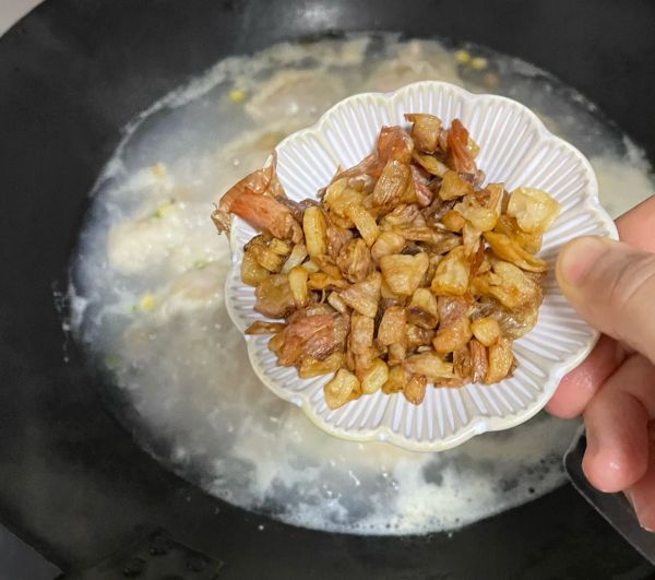 青菜海鲜饺子汤