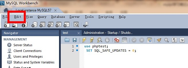 mysql更新update删除delete数据Error Code1175