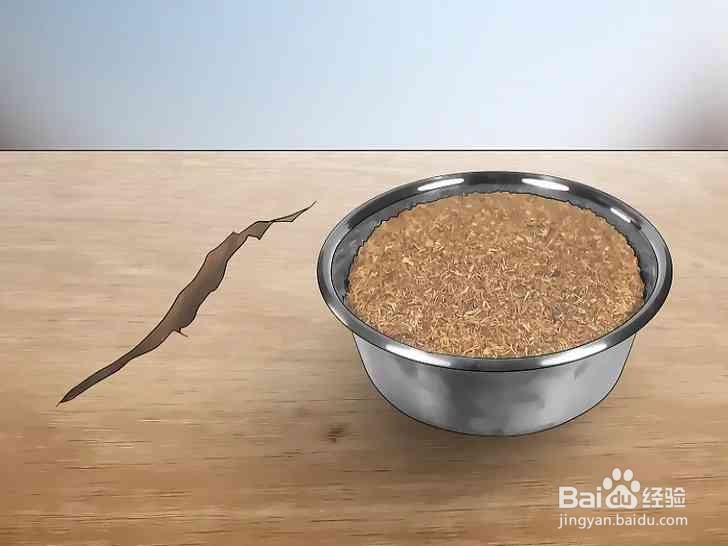 木材裂缝的修补方法