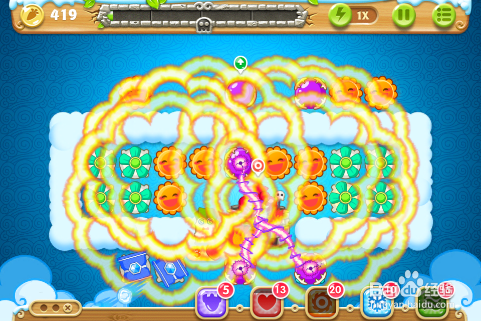 保卫萝卜2 极地55关攻略：[55]第五十五关