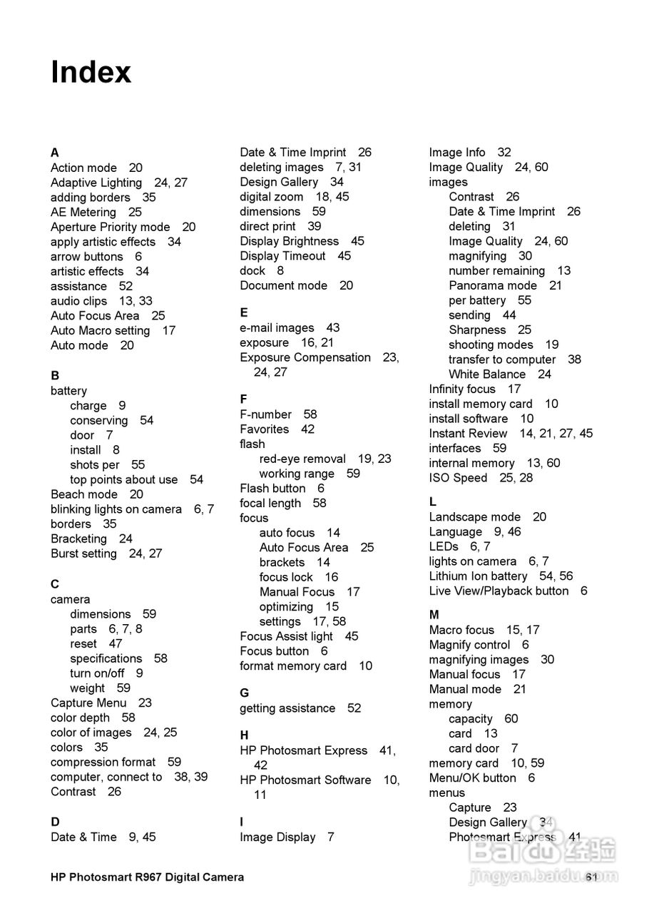 惠普Photosmart R967数码相机使用说明书:[7]