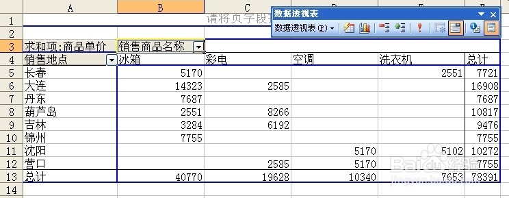 Excel数据如何透视和布局