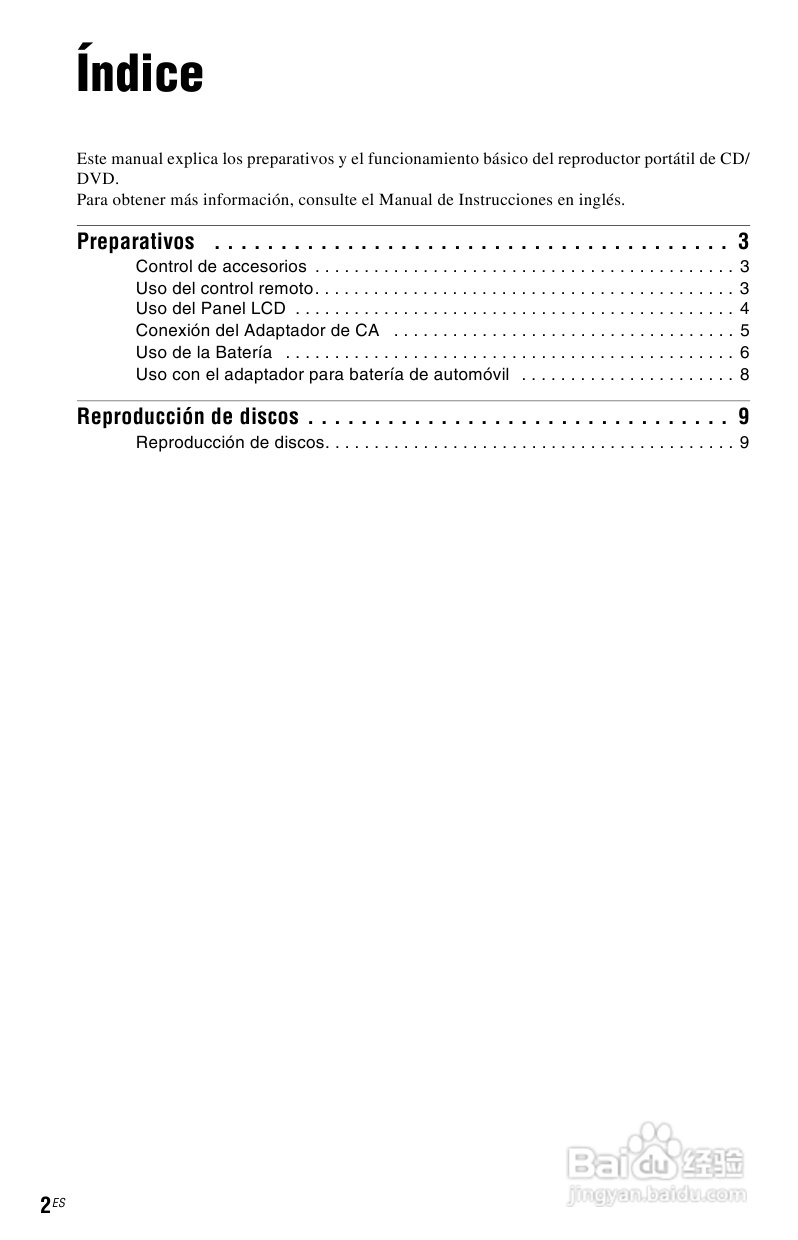 SONY DVP-FX820播放器说明书:[3]