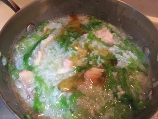 生菜鱼片粥